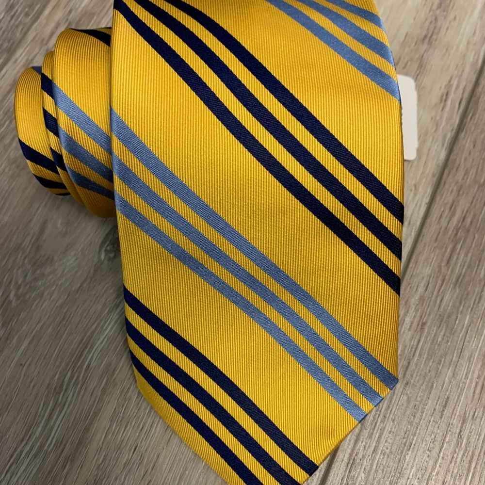 HASPEL NWT MENS STRIPED SILK TIE